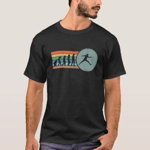 Fencing Evolution Vintage Sword Fighting Retro Fen T-Shirt