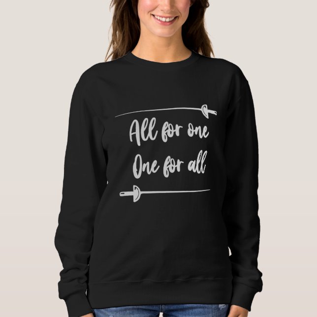 Fencing Fence Sweatshirt (Front)