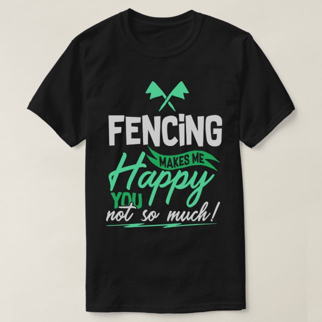 Fencing Fencer 1 T-Shirt (Design Front)