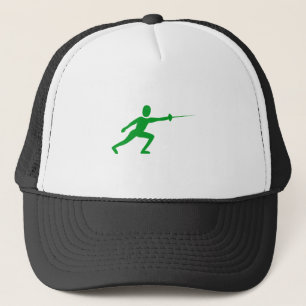 Fencing Figure - Grass Green Trucker Hat