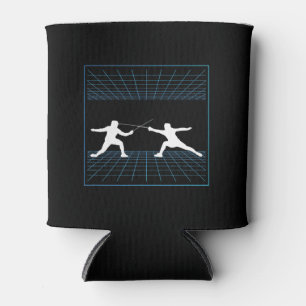 Fencing Game gamer fencer sport fencing Can Cooler