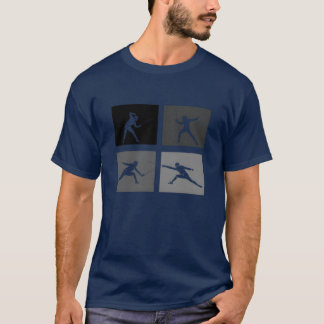 Fencing Game gamer fencer sport fencing friends T-Shirt