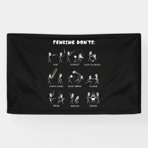 Fencing Gift   I Always Win All Match Banner