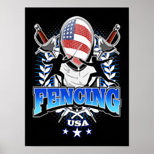 Fencing Gift I Always Win All Match Poster