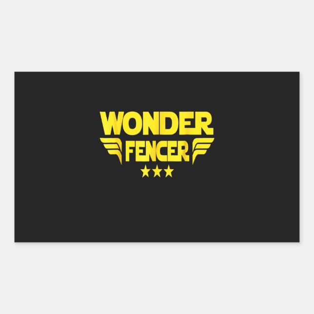 Fencing Gift | I Always Win All Match Sticker (Front)