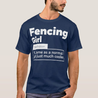 Fencing Girl1  T-Shirt
