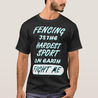Fencing Girls Womenis Sweethew  T-Shirt
