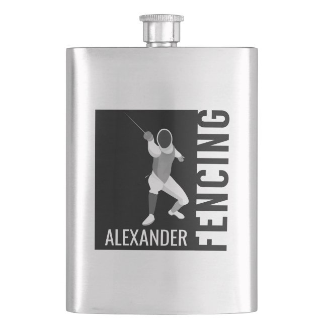 Fencing Hip Flask (Front)