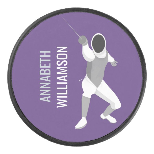 Fencing Hockey Puck (Front)