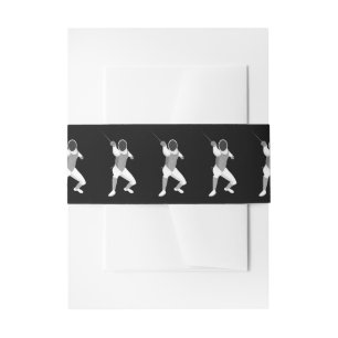 Fencing Invitation Belly Band
