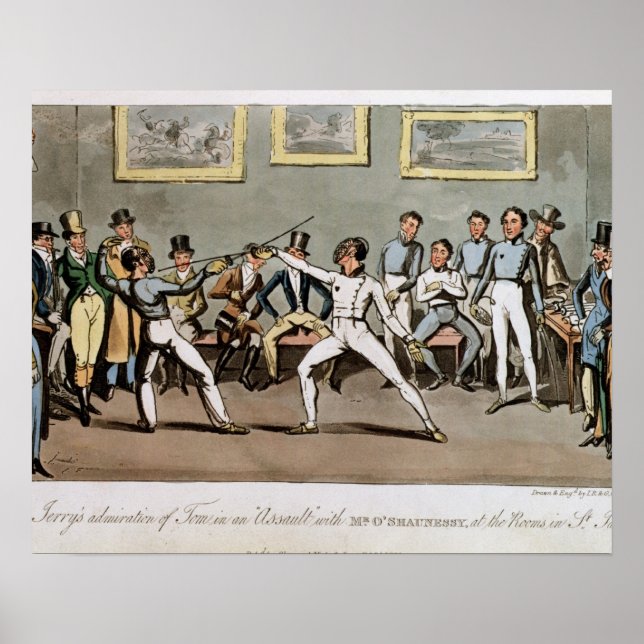 Fencing: Jerry's admiration of Tom in an `Assault' Poster (Front)