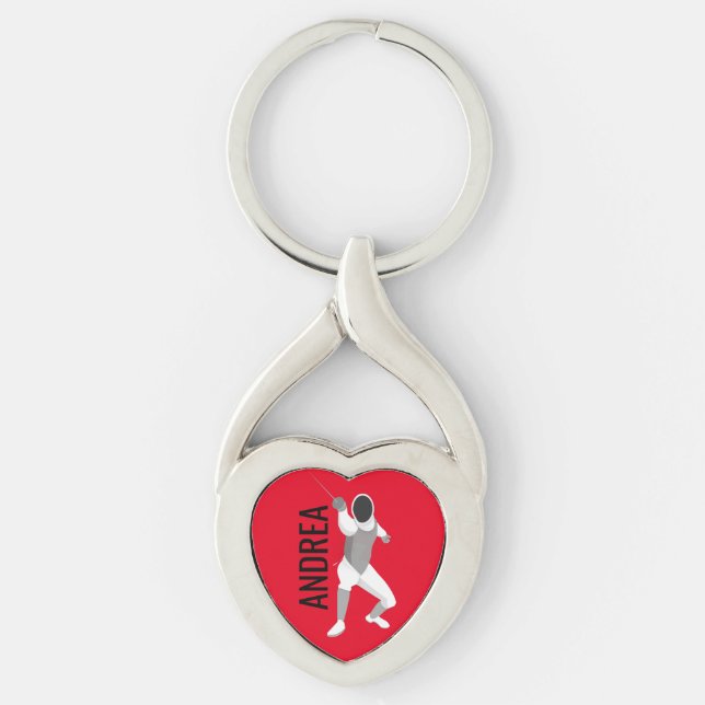 Fencing Keychain (Front)