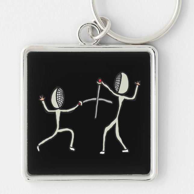 Fencing Keychain (Front)