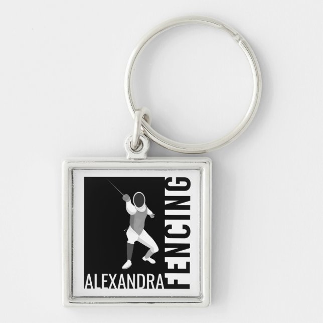 Fencing Keychain (Front)