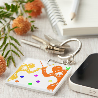 Fencing keychain