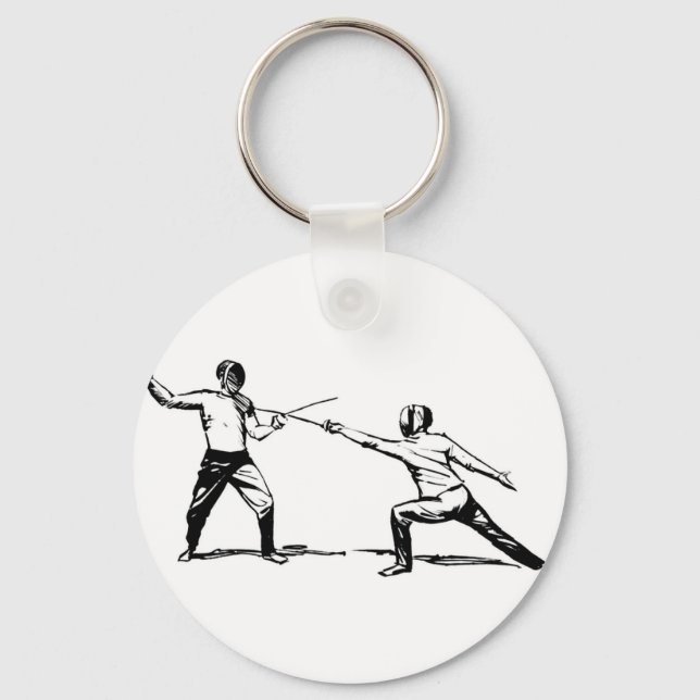 Fencing Keychain (Front)