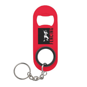 Fencing Keychain Bottle Opener