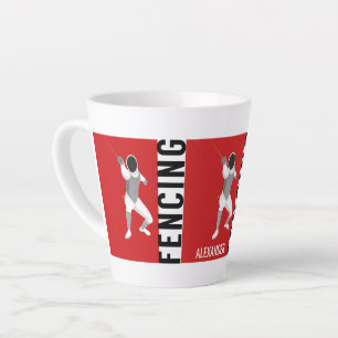 Fencing Latte Mug