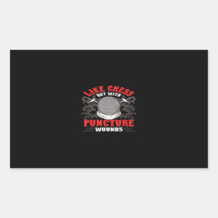 fencing like chess but with puncture wounds funny sticker