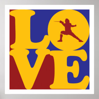Fencing Love Poster