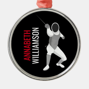 Fencing Metal Ornament