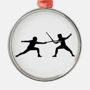 Fencing Metal Ornament