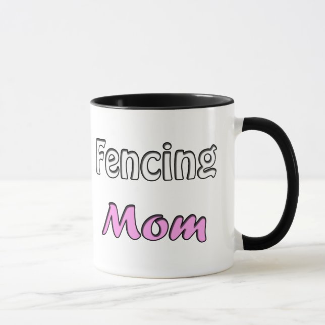 Fencing Mom Mug (Right)