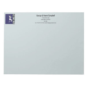 Fencing Notepad