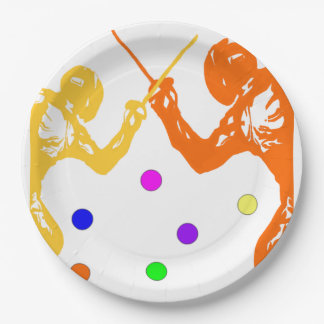 Fencing paper plate