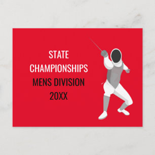 Fencing Postcard