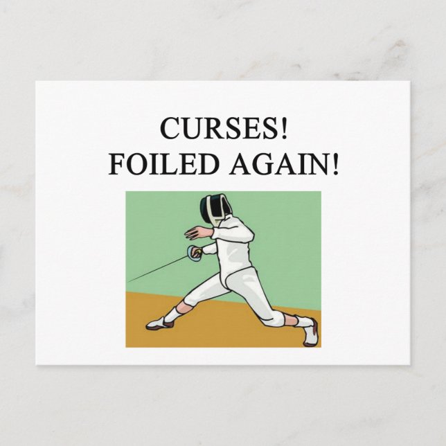 fencing postcard (Front)