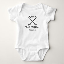 Fencing Pregnancy Announcement Little Foil Fighter