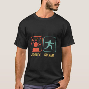 Fencing Problem Solved Fencer Sword Fighter Epee M T-Shirt