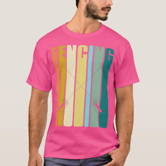 Fencing Retro Sport  T-Shirt