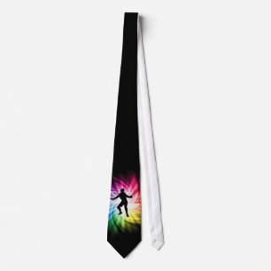 Fencing Silhouette; Spectrum Tie