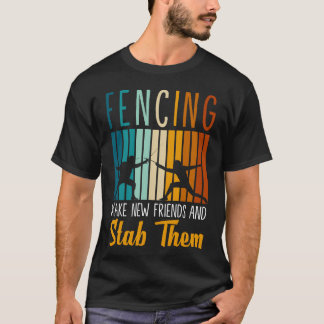 Fencing Sport Sword Sword Sport Fencing family T-Shirt
