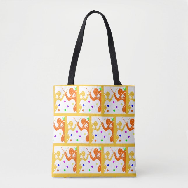 Fencing  Sport Tote Bag (Front)