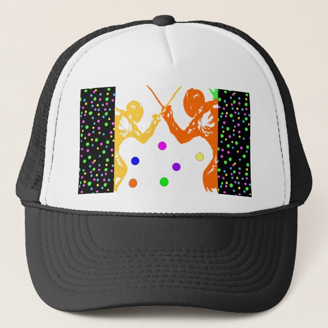 Fencing   Sport    Trucker Hat (Front)