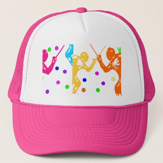 Fencing Sport Trucker Hat (Front)
