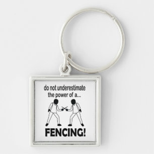Fencing Sports Sword Fencing Keychain