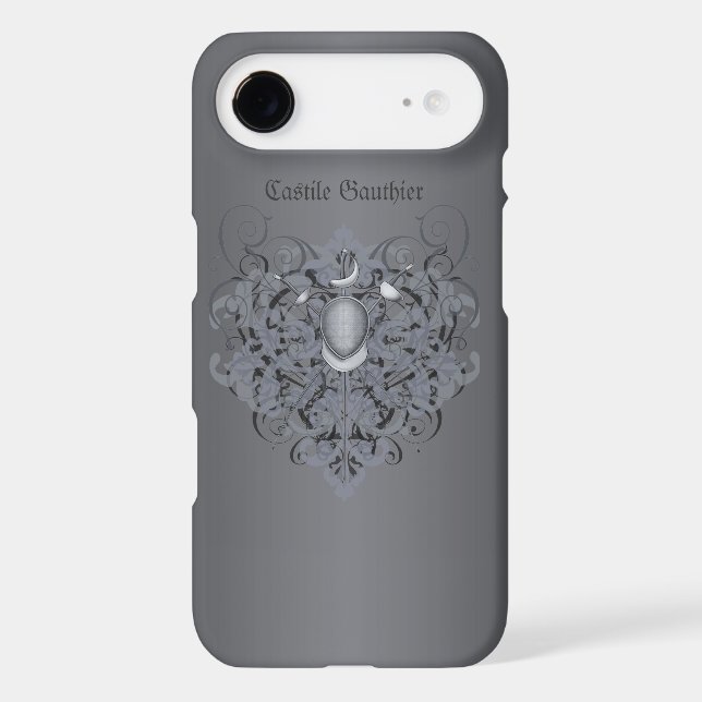 Fencing Swords Foil Epee Sabre Black iPod Touch (5th Generation) Case (Back)