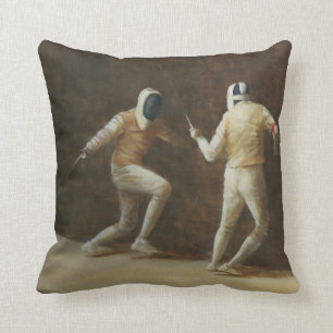 Fencing Throw Pillow