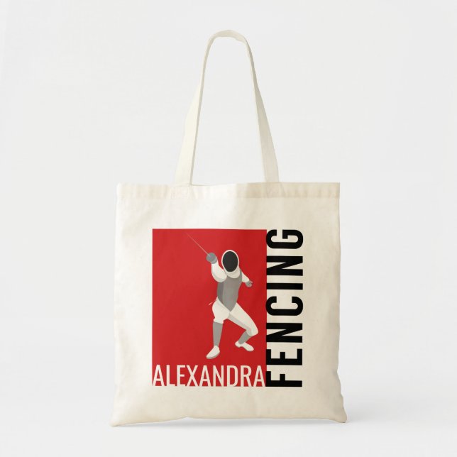 Fencing Tote Bag (Front)