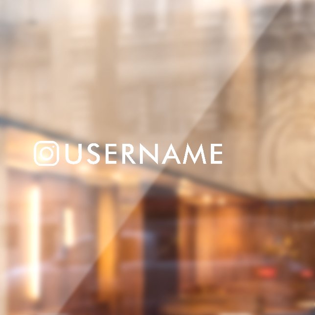Fenêtre autocollant instagram personnalisé pour autocollan (Feuille 2)