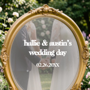 Fenêtre Autocollant pour miroir - Décoration de mariage DI