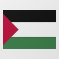 Drapeau de la Palestine Autocollant pour vitre