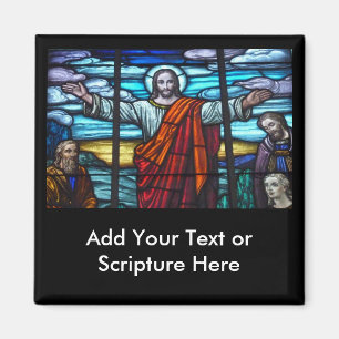 Fenêtre en verre tendu Magnet Jésus Christ