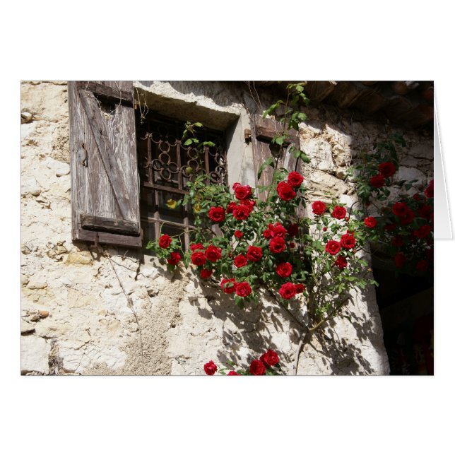 Fenêtre et Roses (Devant Horizontal)