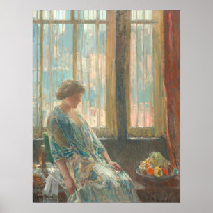 Fenêtre New York - Poster d'art pour enfants Hassa
