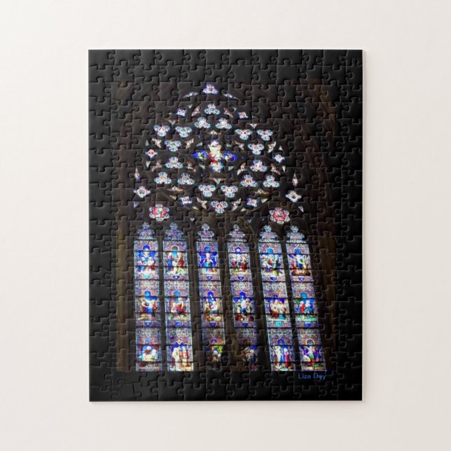 'Fenêtres en verre tendu' Puzzle (Vertical)